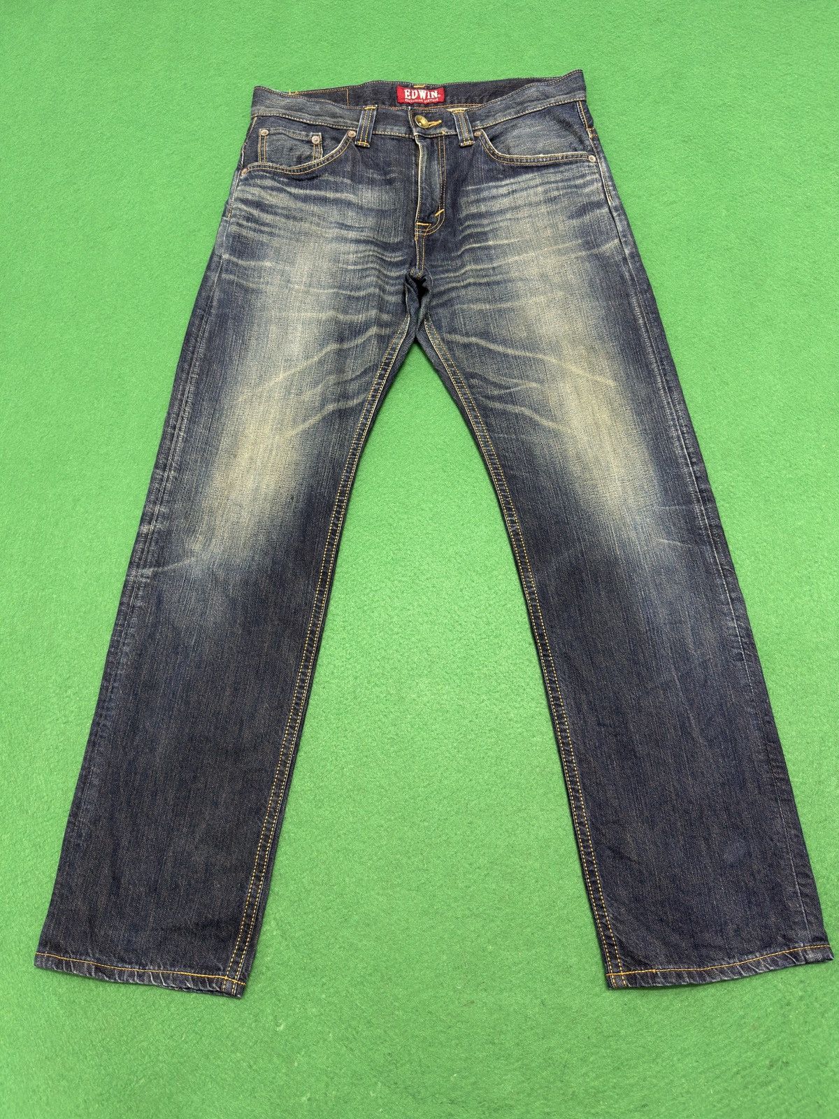 Kapital A27 EDWIN XV EXCLUSIVE VINTAGE MUD WASH AND VINTAGE STYLE Size US 35 - 1 Thumbnail