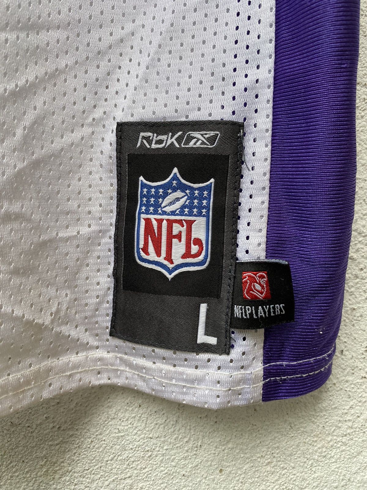 NFL × Reebok Adrian Peterson 28 Minnesota Vikings Football Jersey White Size US L / EU 52-54 / 3 - 2 Thumbnail