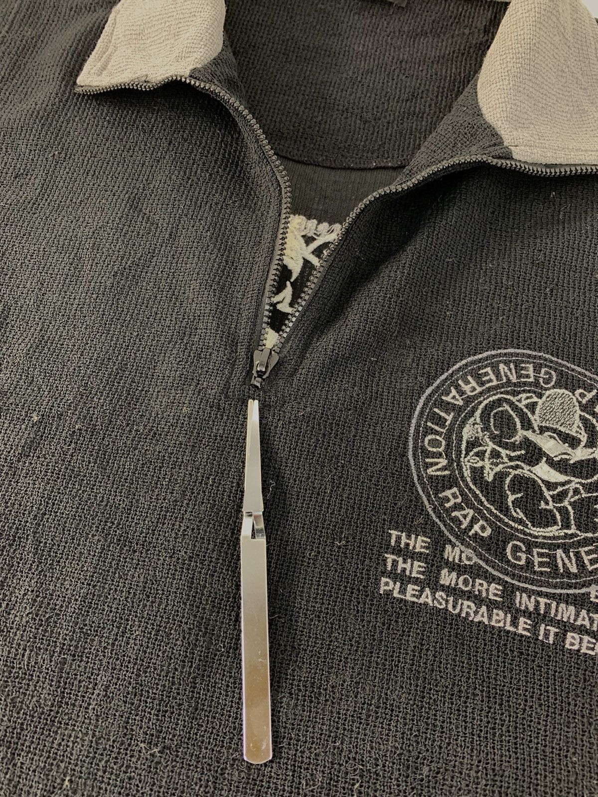 Rap Tees 90s Black Gangs Rap Generation Half Zip Embroidery Logo Size US L / EU 52-54 / 3 - 5 Thumbnail