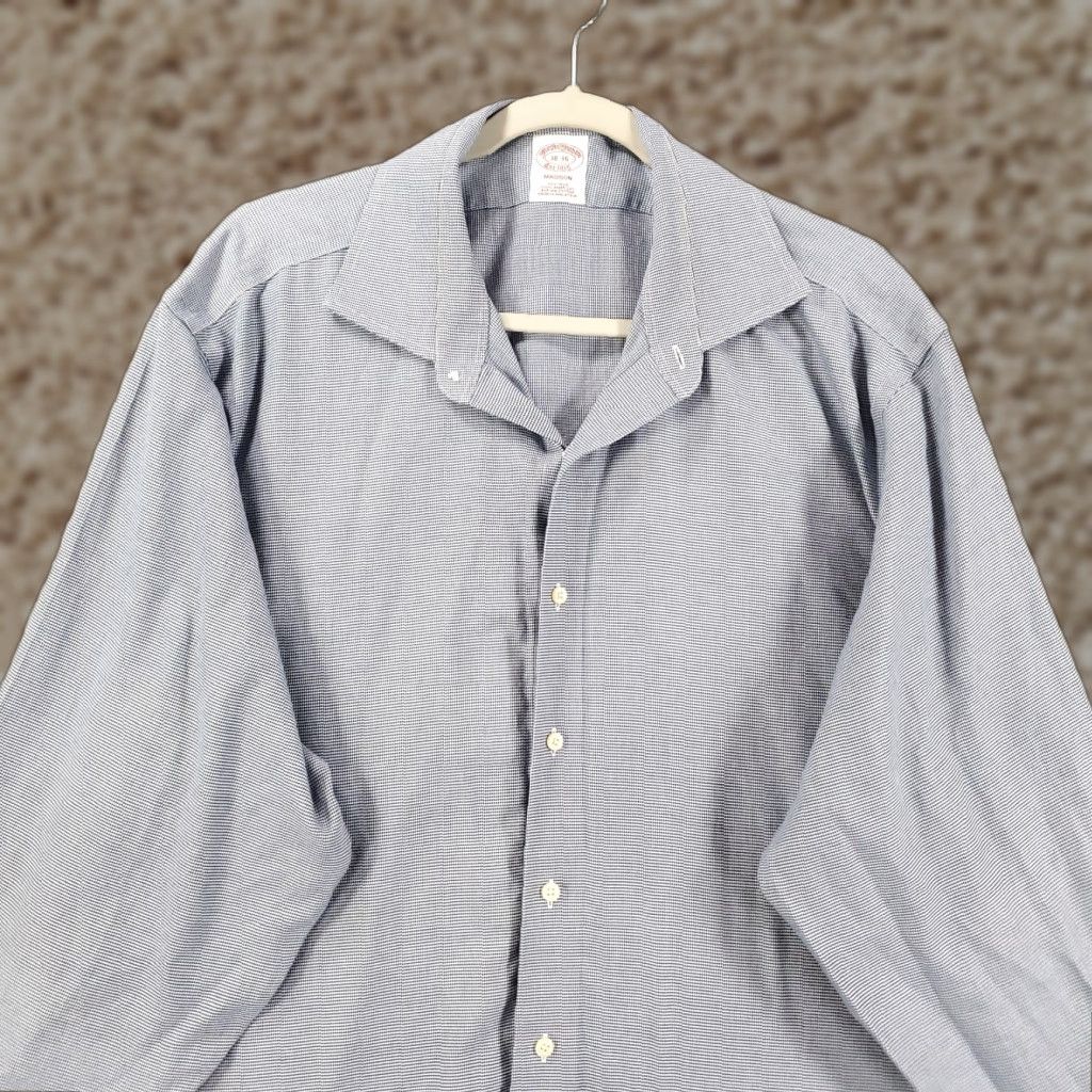 Brooks Brothers Brooks Brothers Shirt Mens 18 36 Non Iron Button Up Blue Long Sleeve Size US XXL / EU 58 / 5 - 1 Thumbnail