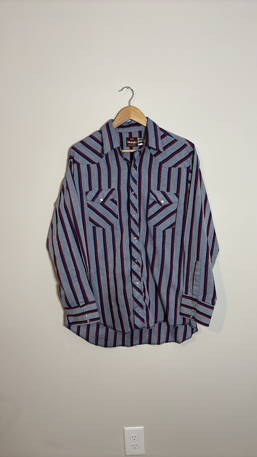 Vintage × Wrangler Vintage Wrangler Western Shirt Size US L / EU 52-54 / 3 - 1 Thumbnail