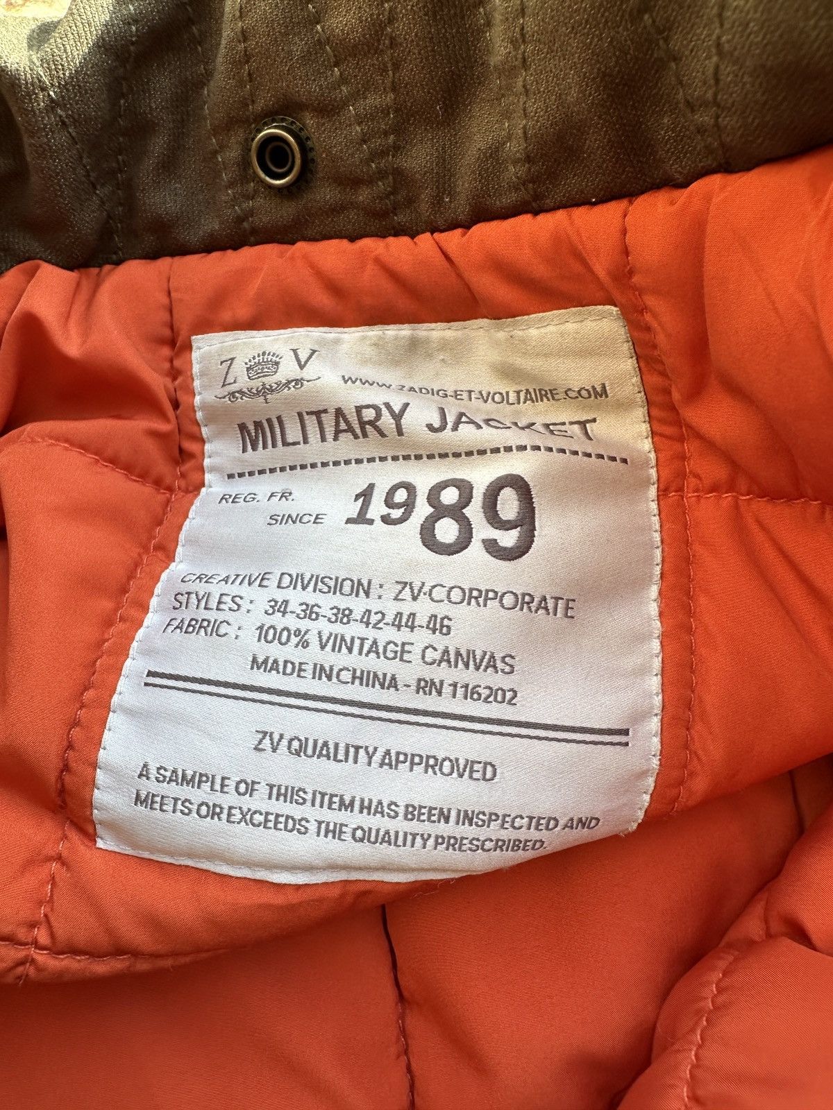 Zadig & Voltaire Zadig & Voltaire Military Jacket Size M / US 6-8 / IT 42-44 - 4 Thumbnail
