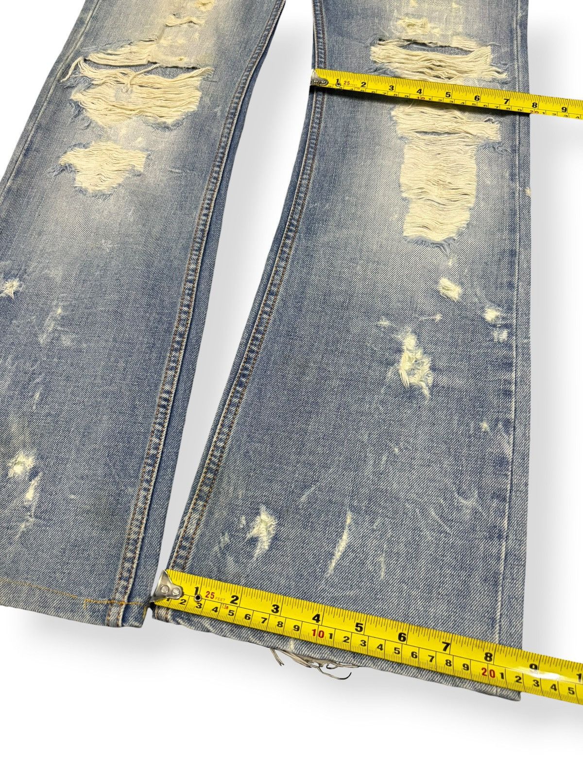 Diesel Vintage Diesel Industry Zatiny Flare Distressed Grunge Jeans Size US 29 - 15 Thumbnail