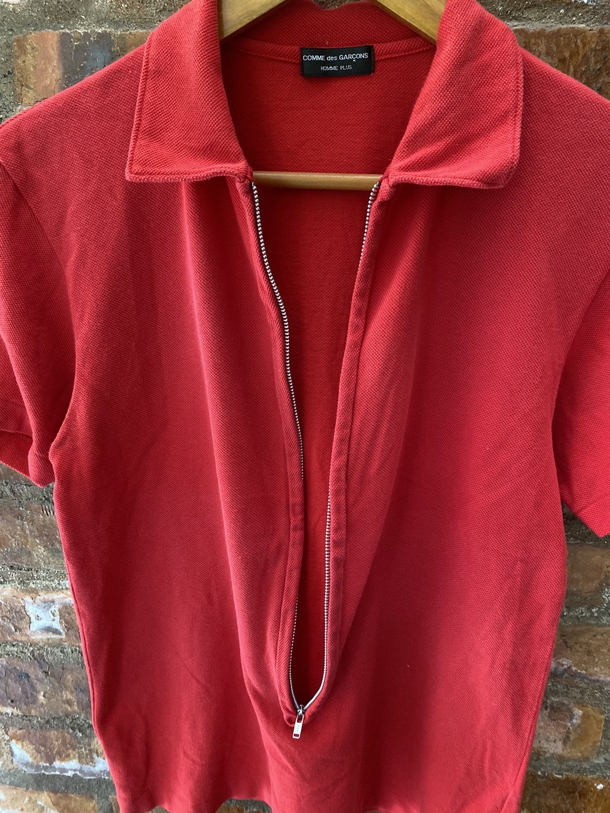 Comme des Garcons Homme Plus SS2000 Cdg Homme Plus 3/4 zipper polo Size US S / EU 44-46 / 1 - 6 Thumbnail