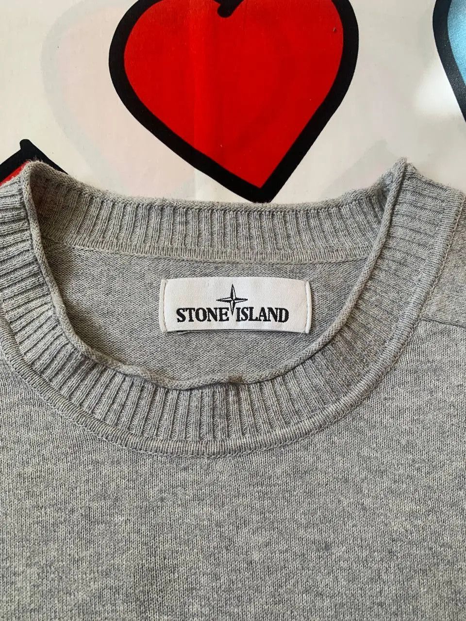 Stone Island Stone Island Classic Crewneck sweater in grey Size M Size US M / EU 48-50 / 2 - 3 Thumbnail
