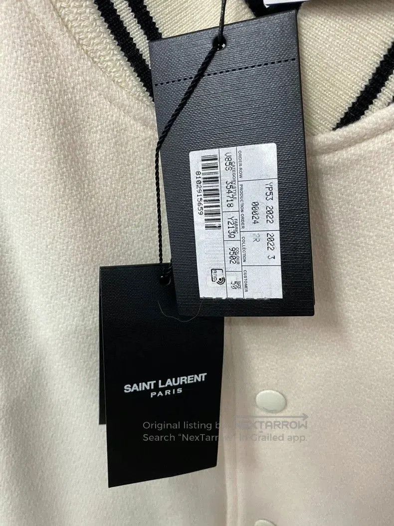 Saint Laurent Paris Saint Laurent Paris SLP Varsity Jacket. Size US L / EU 52-54 / 3 - 7 Thumbnail