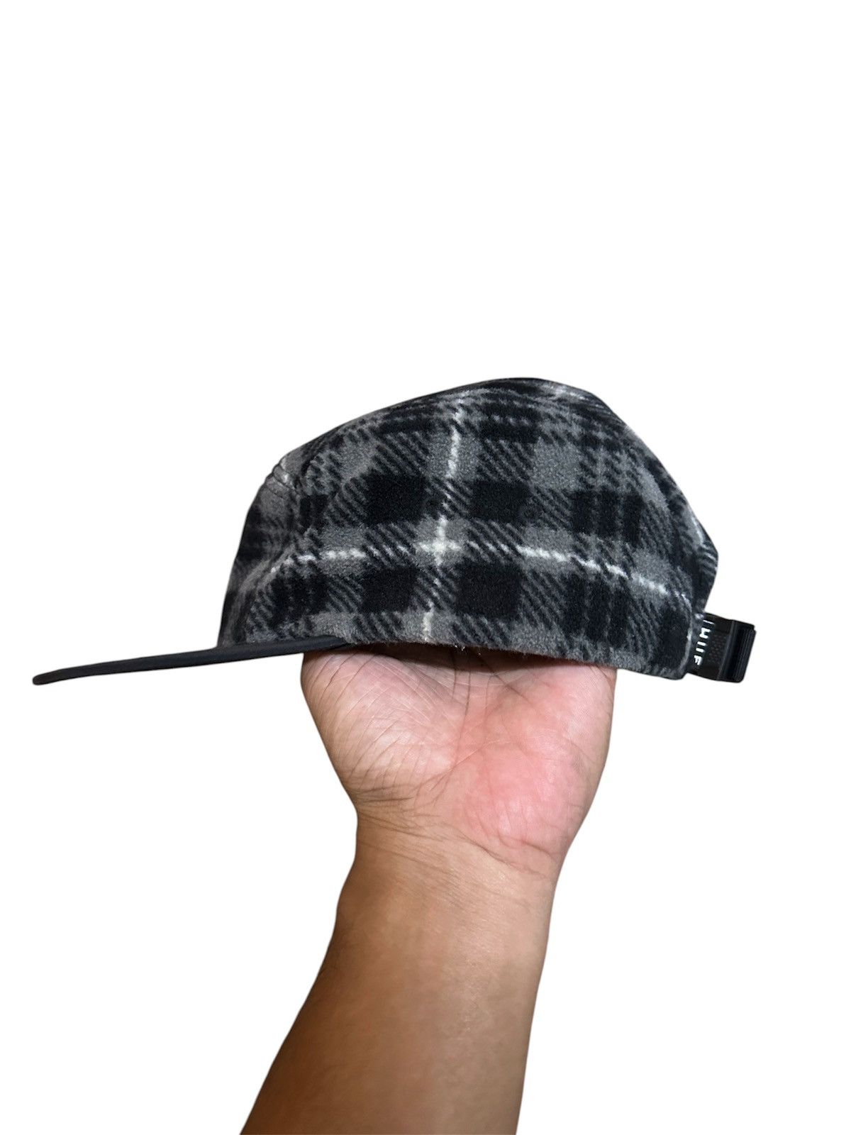 Huf × Stussy Huf Worldwide 5 Panel Checkered Wool Cap Dime Stussy Skate Size ONE SIZE - 7 Thumbnail