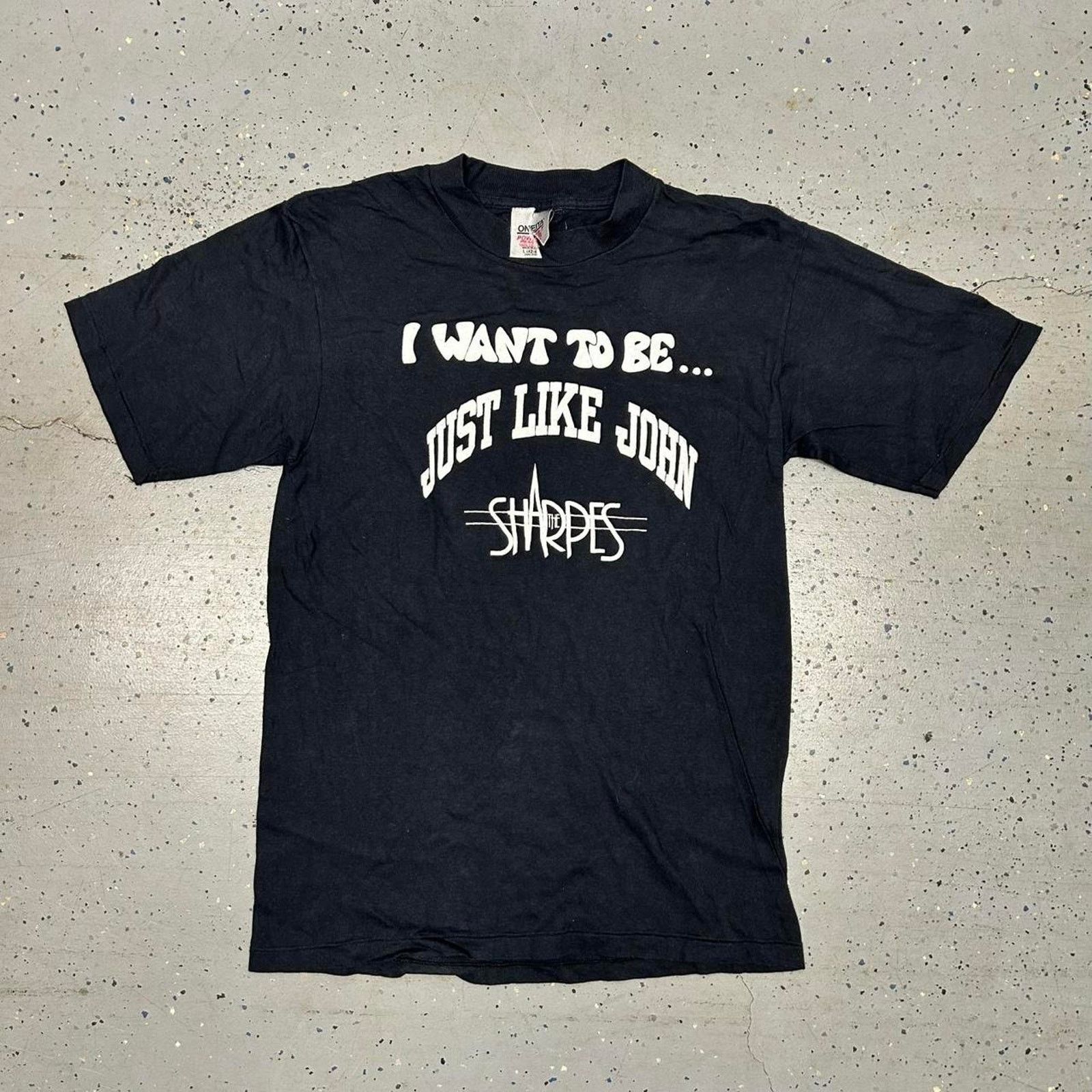 Other Black vintage John The Sharpe's band tee Size US L / EU 52-54 / 3 - 1 Thumbnail