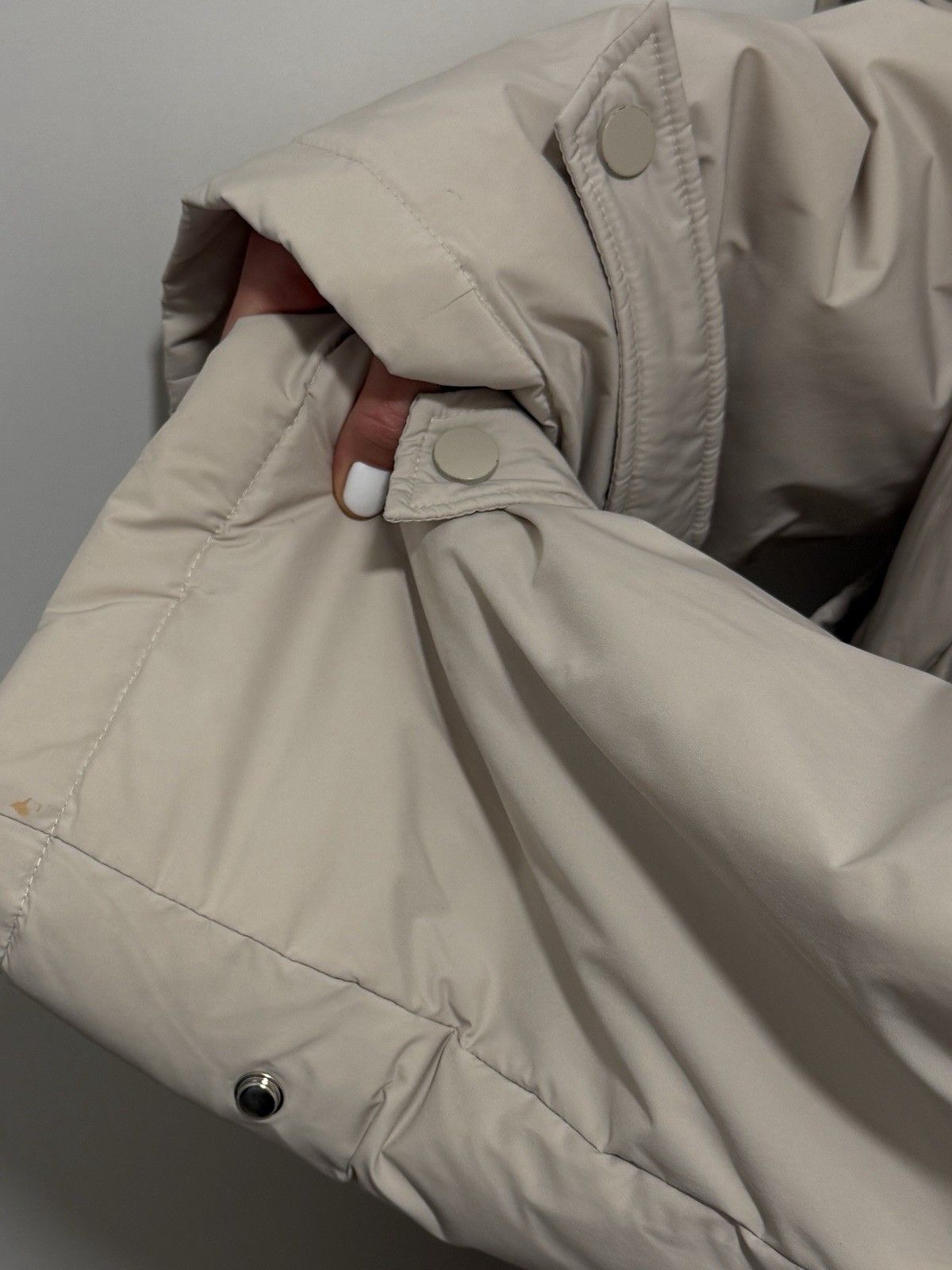Vintage DDP Meotine Emma Down Puffer Jacket Beige Size XS/S Size S / US 4 / IT 40 - 11 Thumbnail