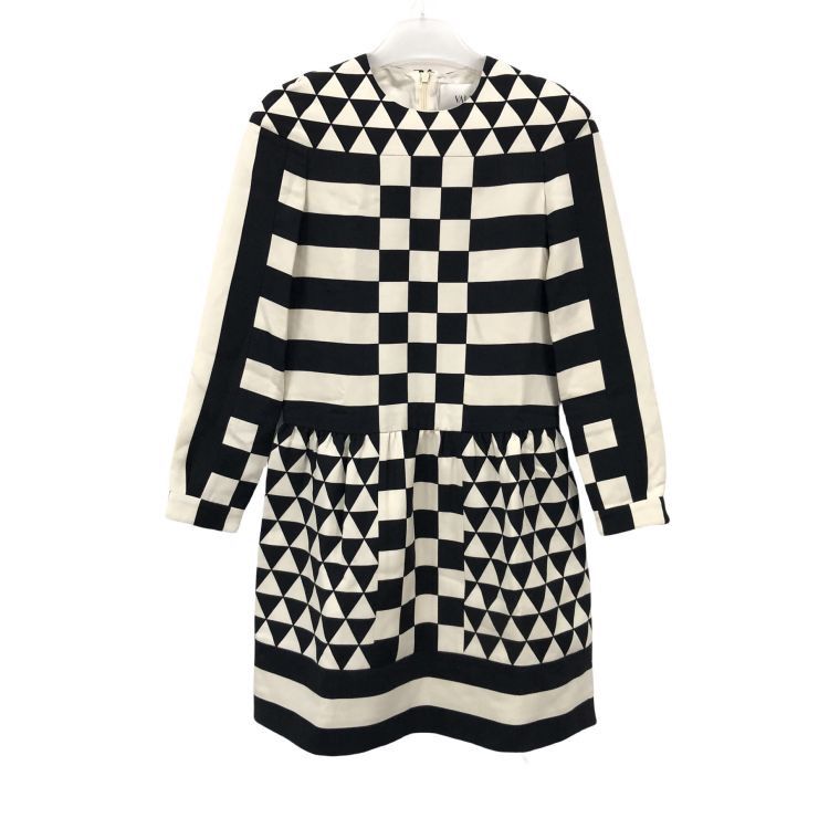 Valentino Valentino Geometric Pattern Mini Dress Size 38 Size XS / US 0-2 / IT 36-38 - 1 Thumbnail