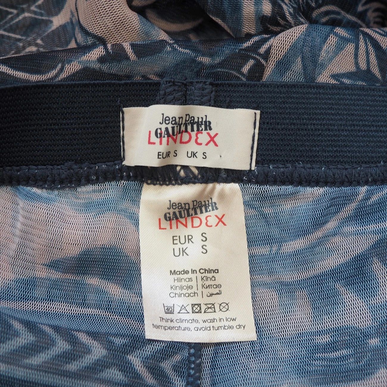 Jean Paul Gaultier Jean Paul Gaultier x Lindex mesh tattoo y2k leggings grunge Size 27" / US 4 / IT 40 - 2 Thumbnail