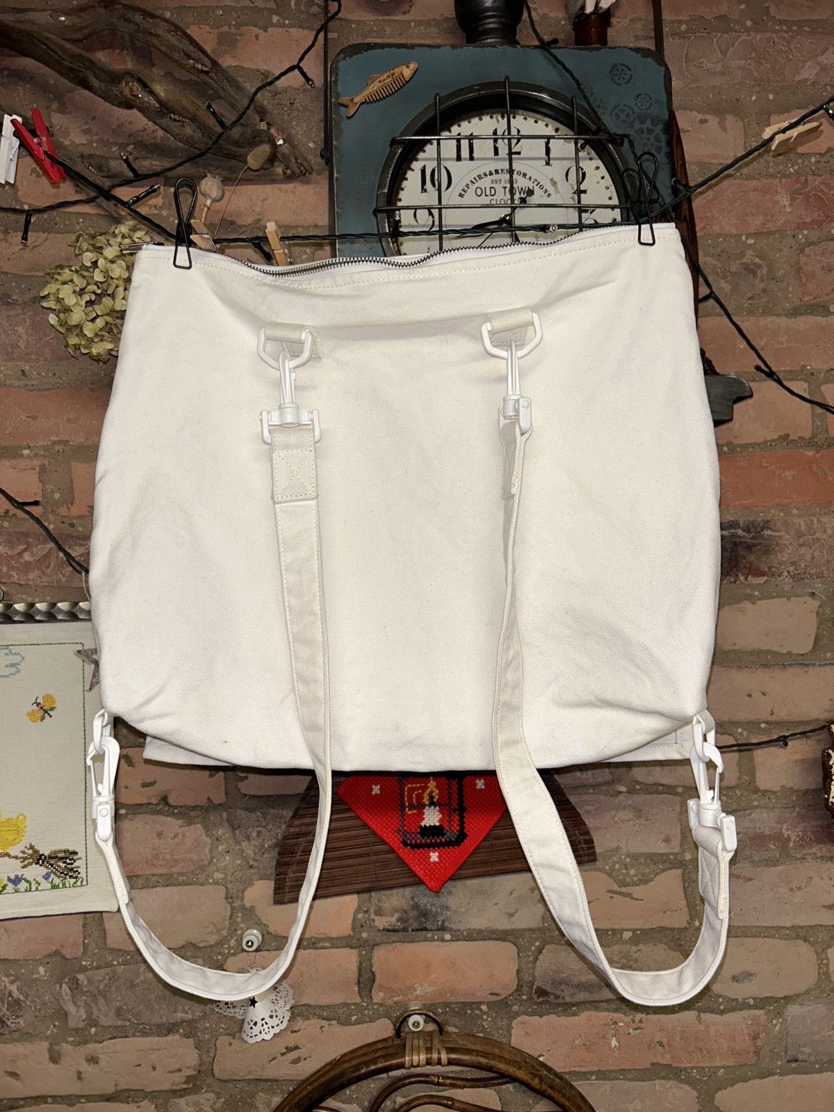 Yohji Yamamoto Yohji Yamamoto Pour Homme 13SS Satanic Art Backpack Bag Size ONE SIZE - 9 Thumbnail