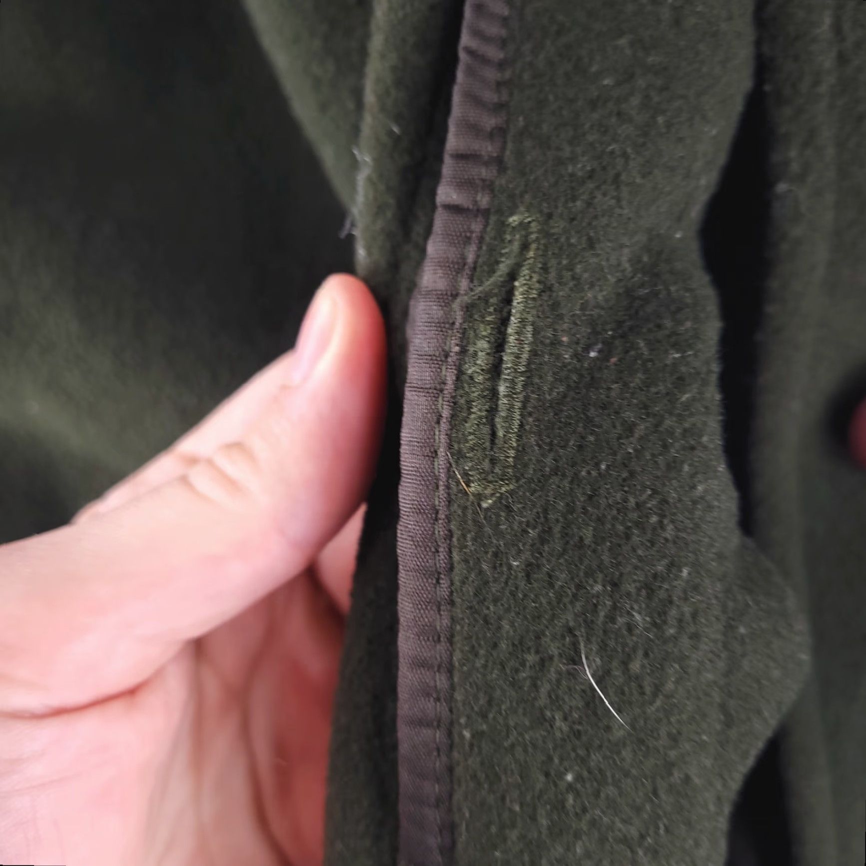 Preston & York Preston York Coat Womens 20W Dark Olive Green Wool Long Trench Overcoat Size 3XL / US 20-22 - 6 Thumbnail