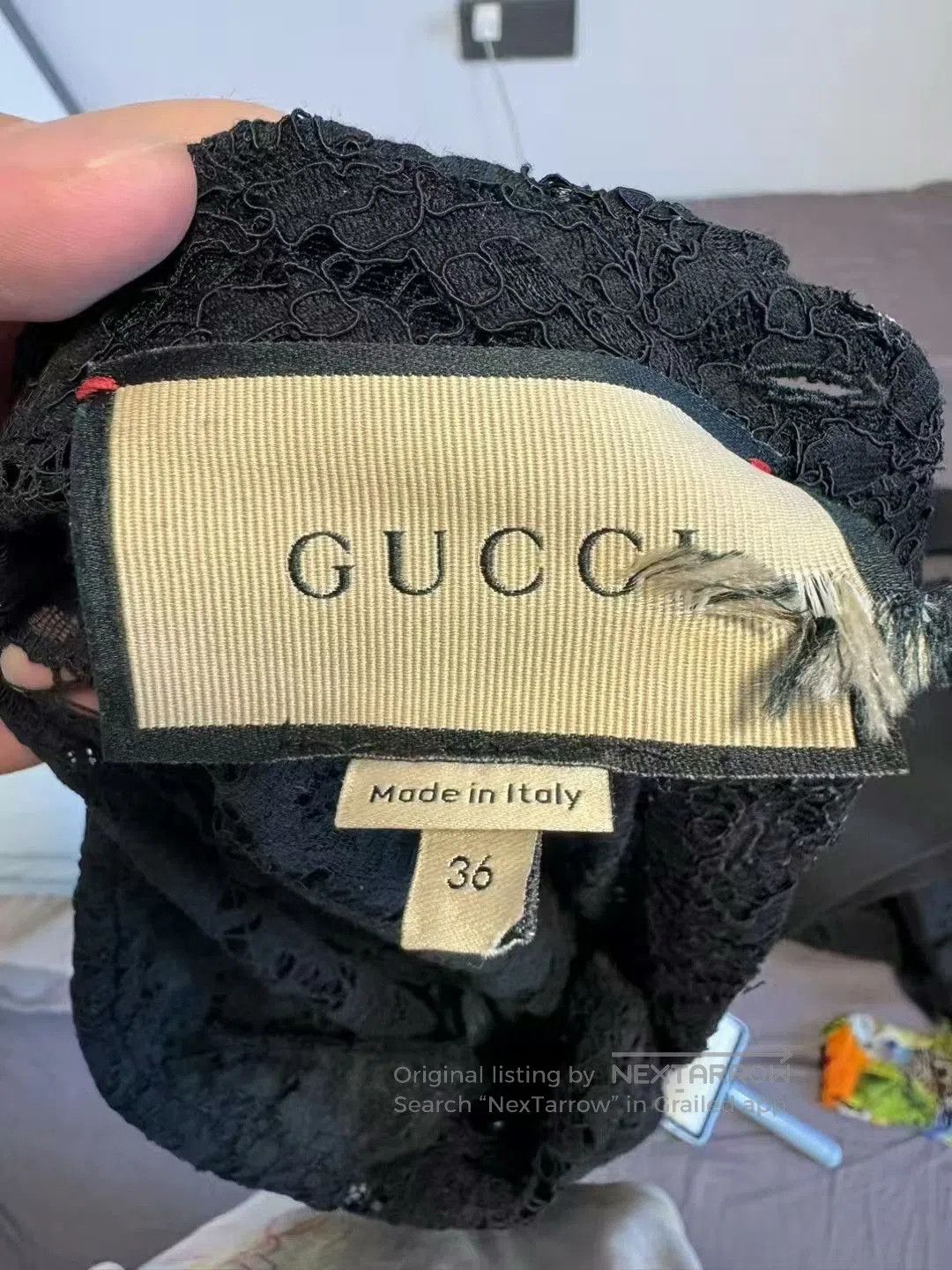 Gucci gucci sheer lace button-up shirt. Size S / US 4 / IT 40 - 3 Thumbnail