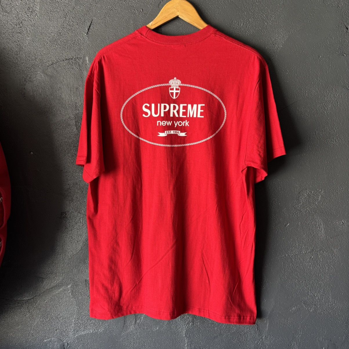 Number (N)ine × Supreme Supreme Number Nine Manson Tee RED Size