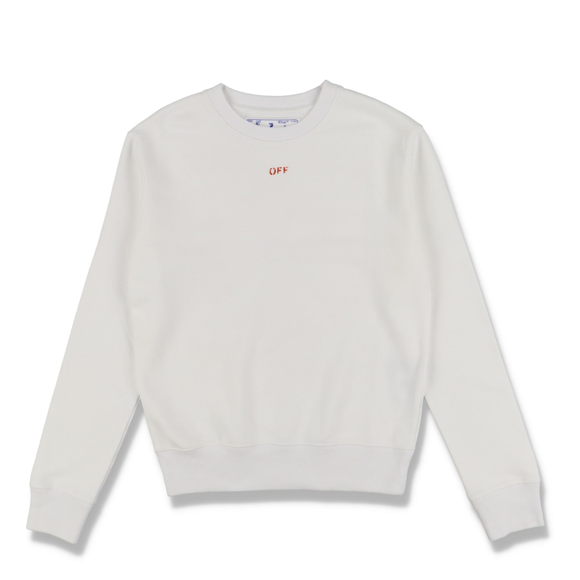 Off-White White and Red Stencil Arrows Logo Sweatshirt Size US XS / EU 42 / 0 - 5 Thumbnail