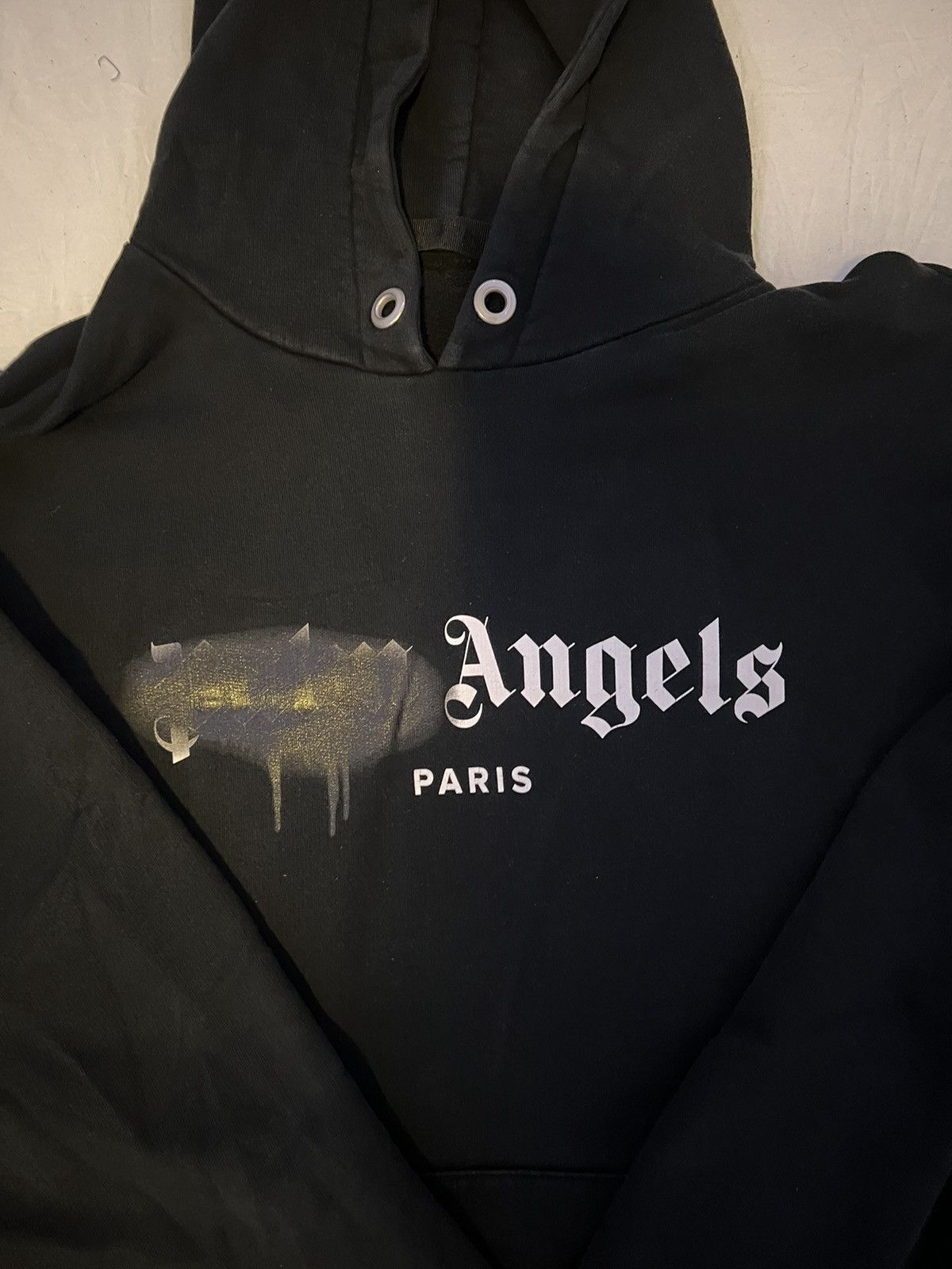 Palm Angels Palm Angels Paris Spray Hoodie Size US XL / EU 56 / 4 - 2 Thumbnail