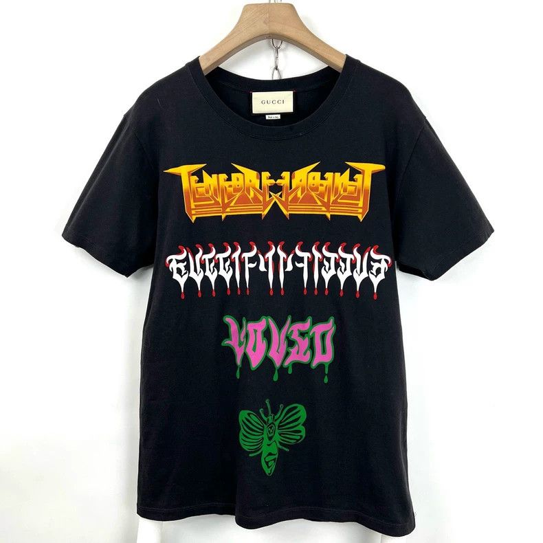 Gucci Gucci Graffiti letter print short sleeves 2504-Nextarrow Size US S / EU 44-46 / 1 - 1 Thumbnail