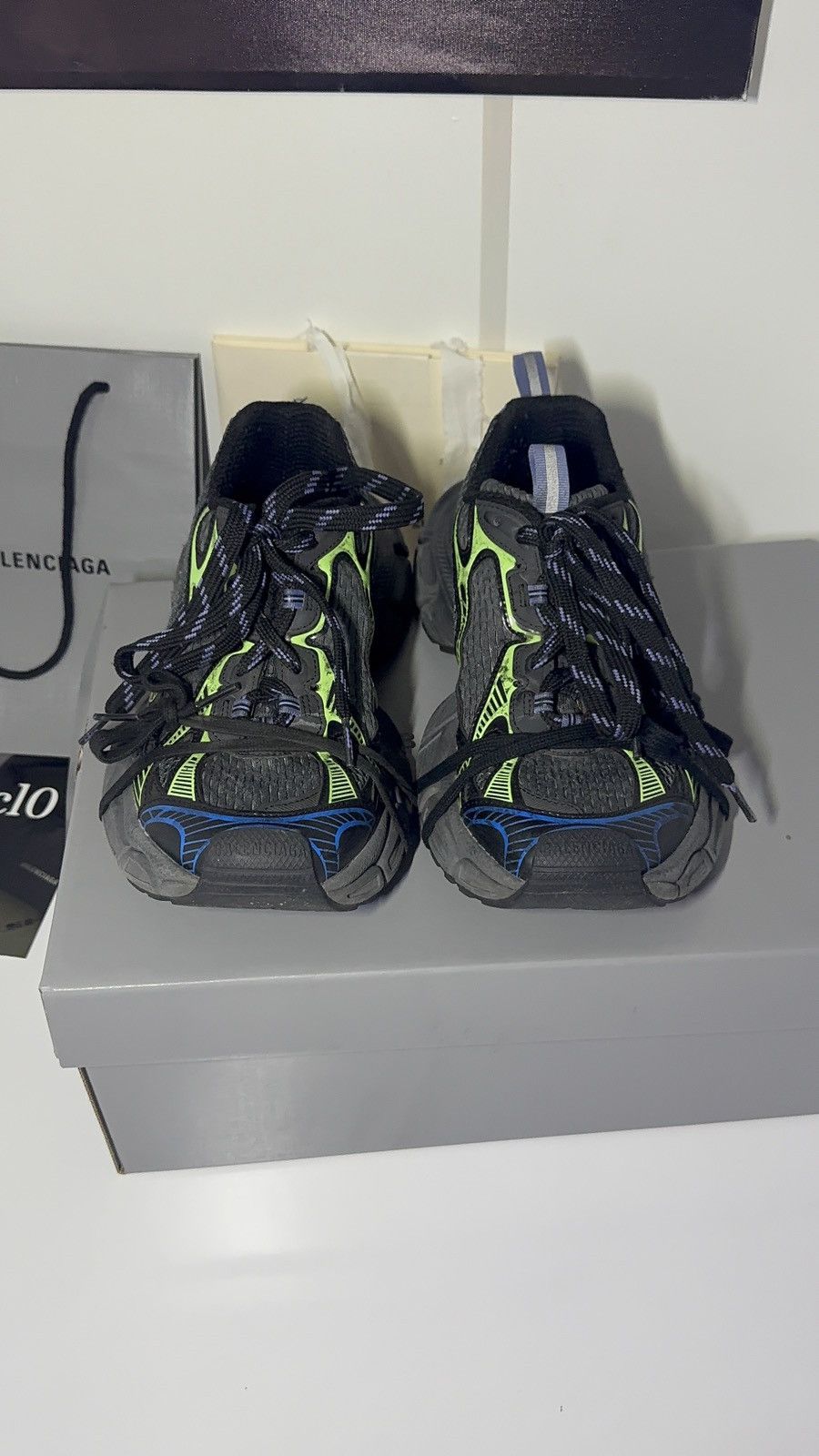 Balenciaga ⛔️Balenciaga 3XL grey blue green 41 Size US 8 / EU 41 - 3 Thumbnail