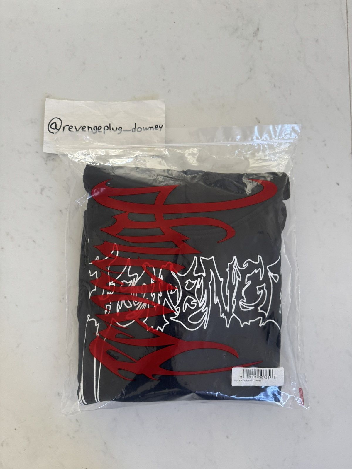 Revenge Revenge DKYFK Hoodie Black Size US L / EU 52-54 / 3 - 1 Thumbnail