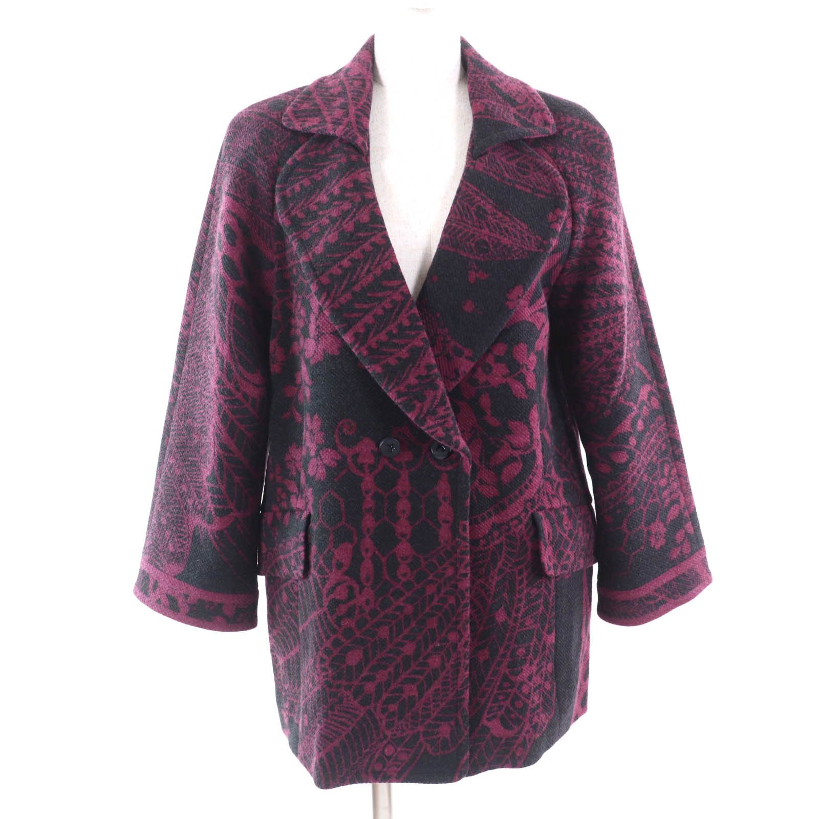 Other Other LEONARD FASHION Double-breasted All-over Print Jacket Others Outerwear DUTY FREE for USA Size ONE SIZE - 1 Thumbnail