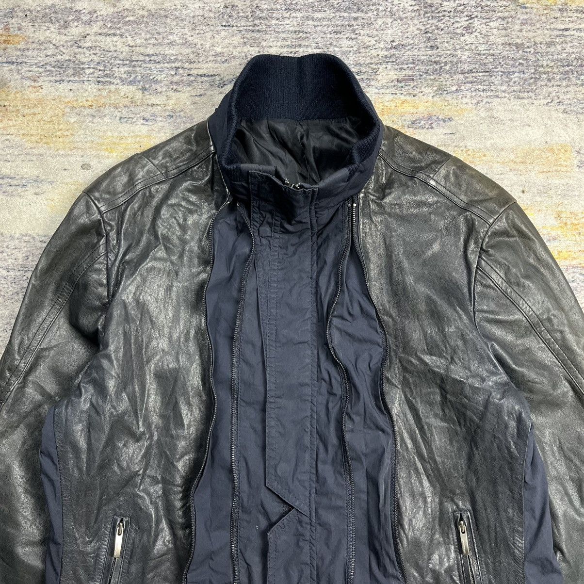 Wooyoungmi Wooyoungmi 2009 multi zipper jacket mix leather Size US M / EU 48-50 / 2 - 5 Thumbnail