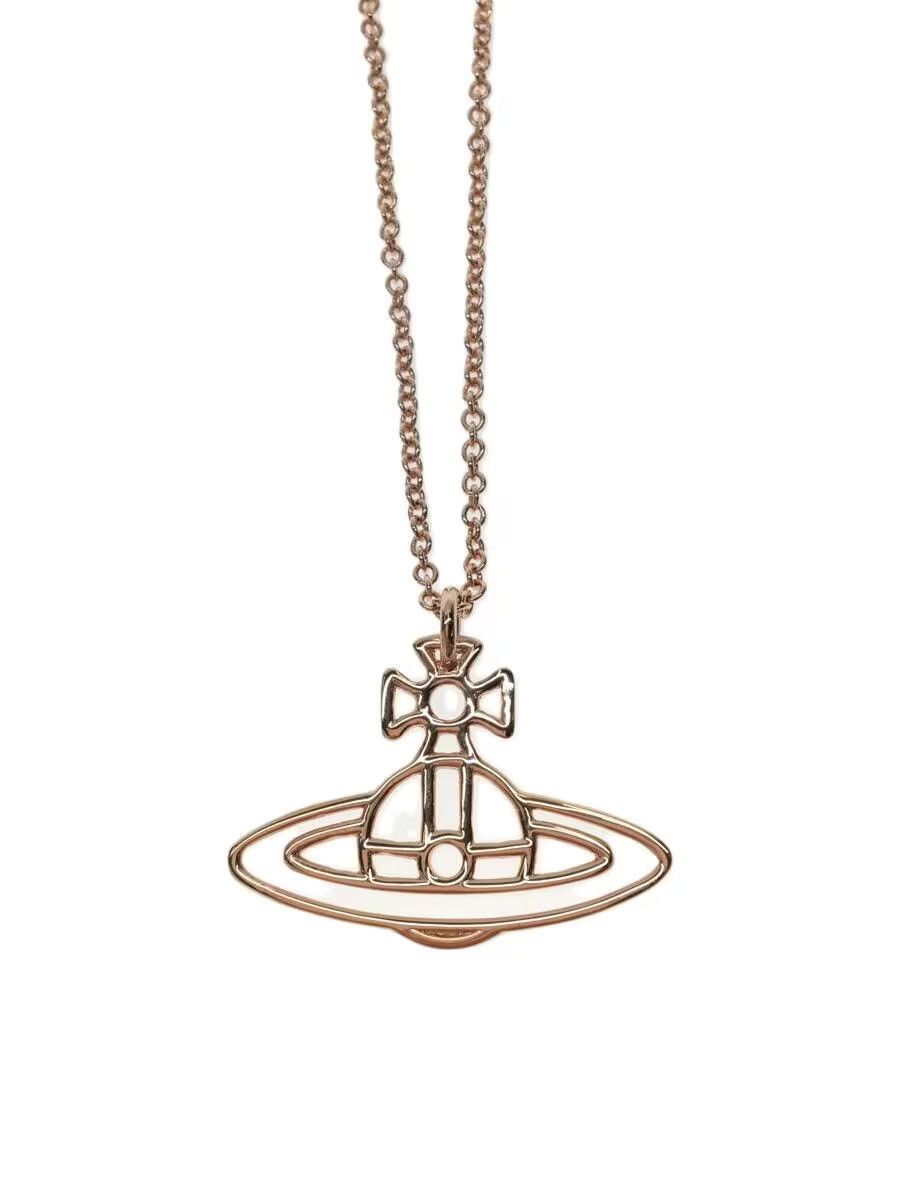 Vivienne Westwood 2D Flat Orb Necklace Size ONE SIZE - 1 Thumbnail