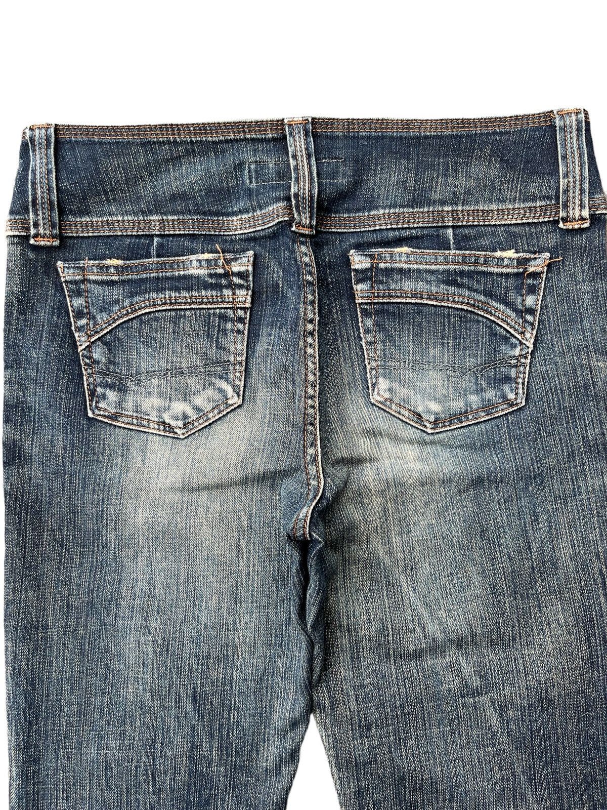 If Six Was Nine Vintage Japanese Brand Brappers Mud Washed Faded Flare Jeans Size US 30 / EU 46 - 4 Thumbnail