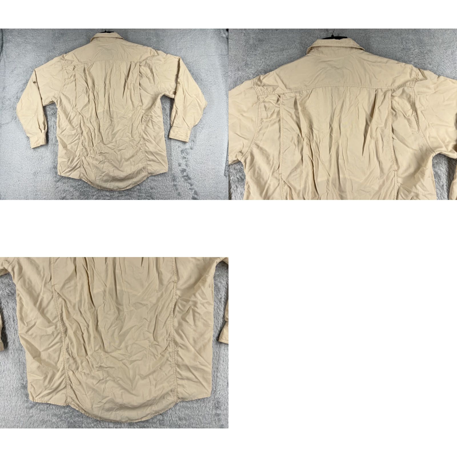 Eddie Bauer Eddie Bauer Shirt Men Large Beige Sportswear Fishing Button Angler Vented Size US L / EU 52-54 / 3 - 9 Thumbnail