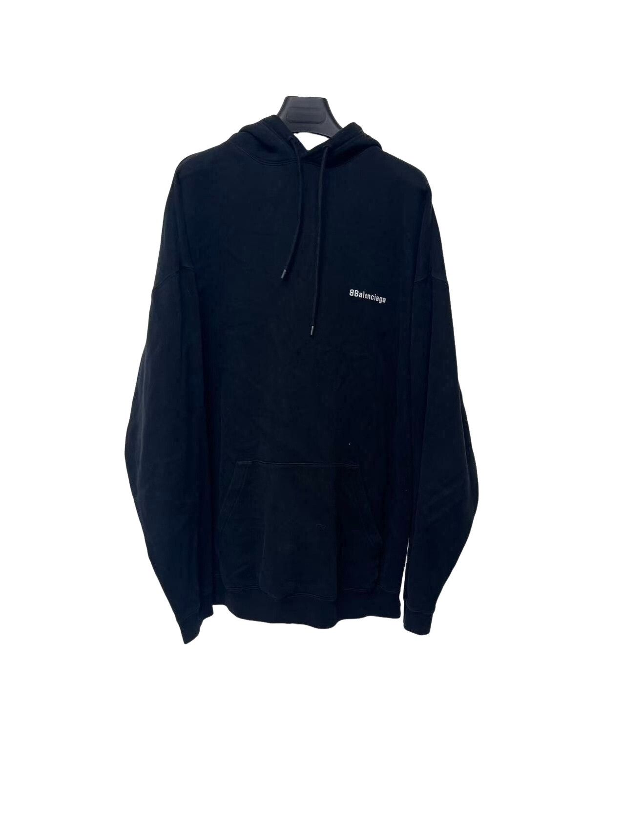 Balenciaga Balenciaga Logo Print Hoodie Size M Size US M / EU 48-50 / 2 - 1 Thumbnail