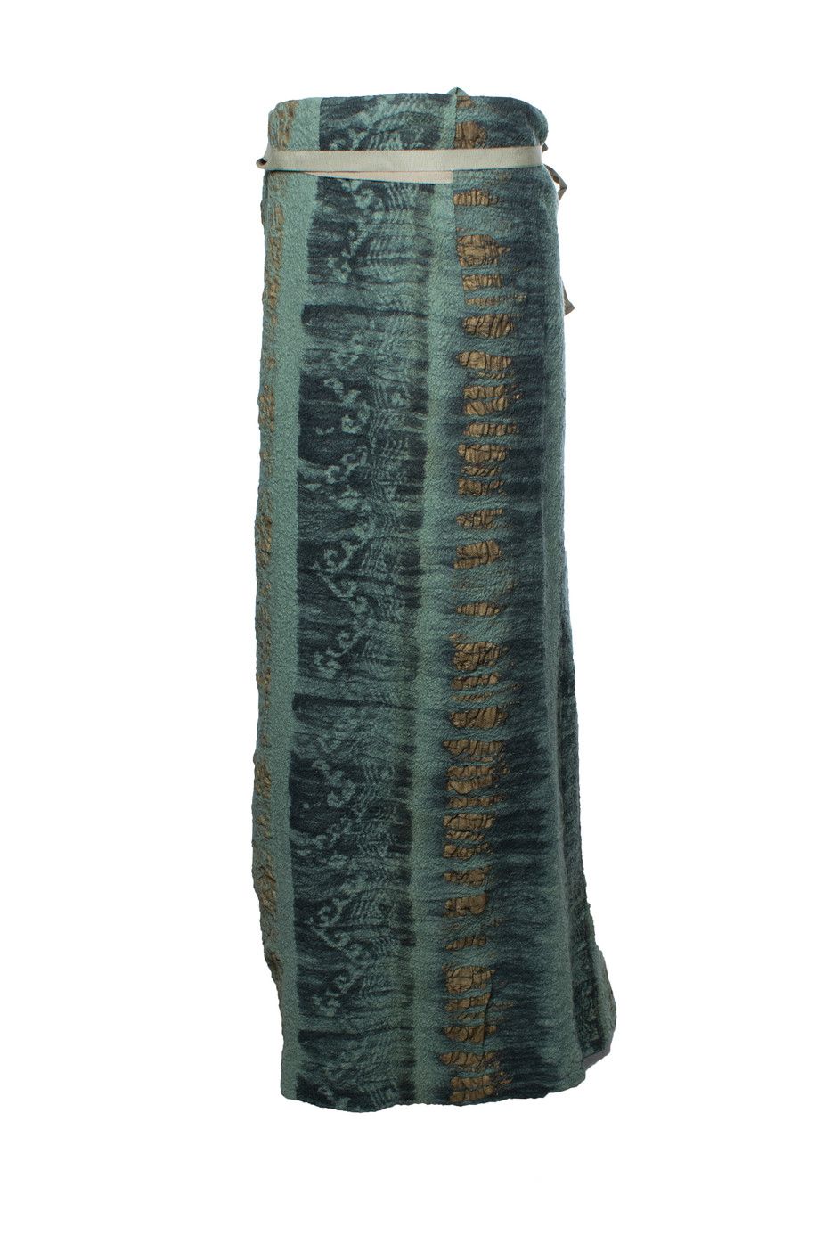 Etro Etro, green and gold printed maxi skirt Size 34" / US 12 / IT 48 - 2 Thumbnail