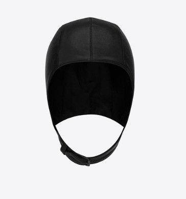 Saint Laurent Paris o1la1rc1a1025 Size: S / Aviator Cap / Hat in Leather Black Size ONE SIZE - 1 Thumbnail