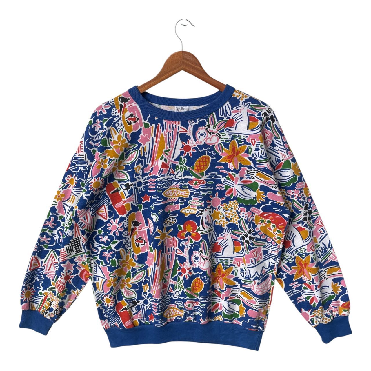 Vintage Vintage Ken Done Australia Overprint Pullover Sweatshirt Size US S / EU 44-46 / 1 - 1 Thumbnail