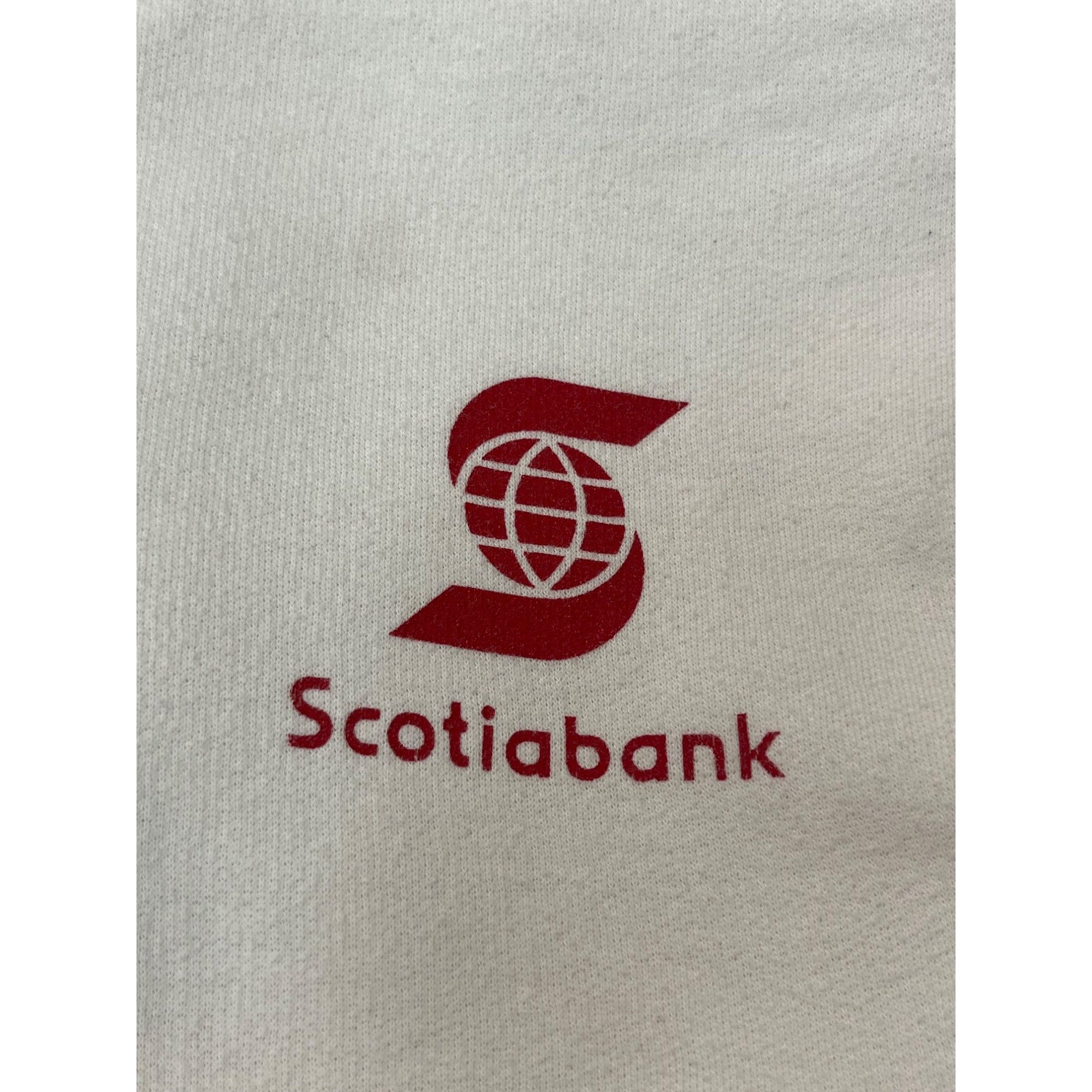 Vintage Vintage Scotiabank White Crewneck Size US L / EU 52-54 / 3 - 3 Thumbnail