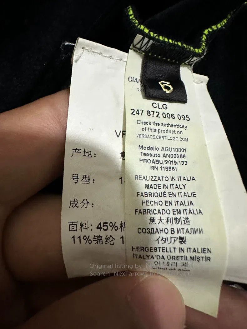 Versace Versace Add a cotton fleece hoodie jacket Size US XXL / EU 58 / 5 - 7 Thumbnail