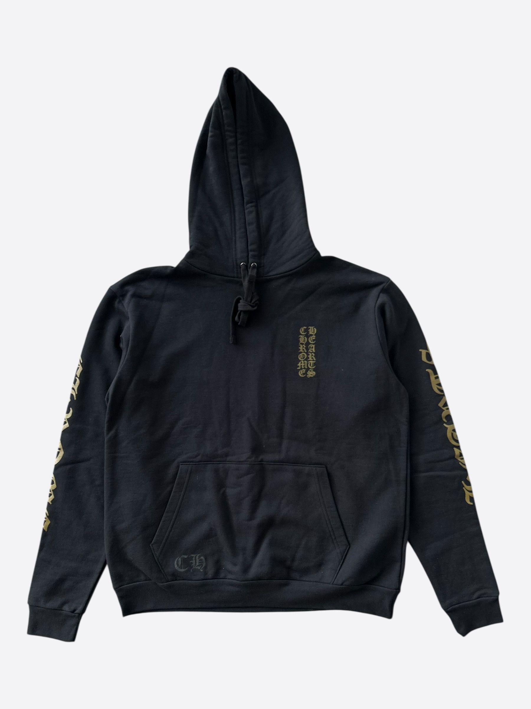 Chrome Hearts Chrome Hearts Black & Olive Script Logo Hoodie Size US M / EU 48-50 / 2 - 1 Thumbnail