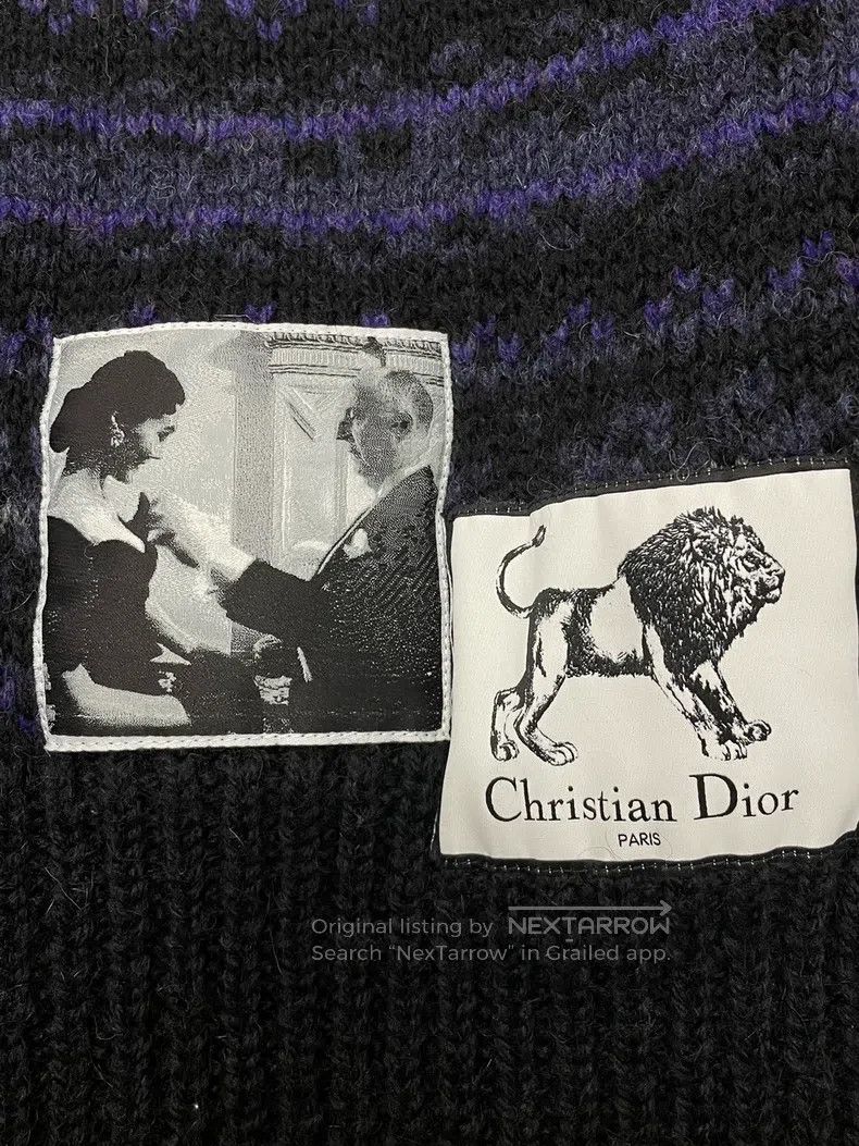 Dior Dior 25 early spring new colour block striped sweater Size XS / US 0-2 / IT 36-38 - 2 Thumbnail