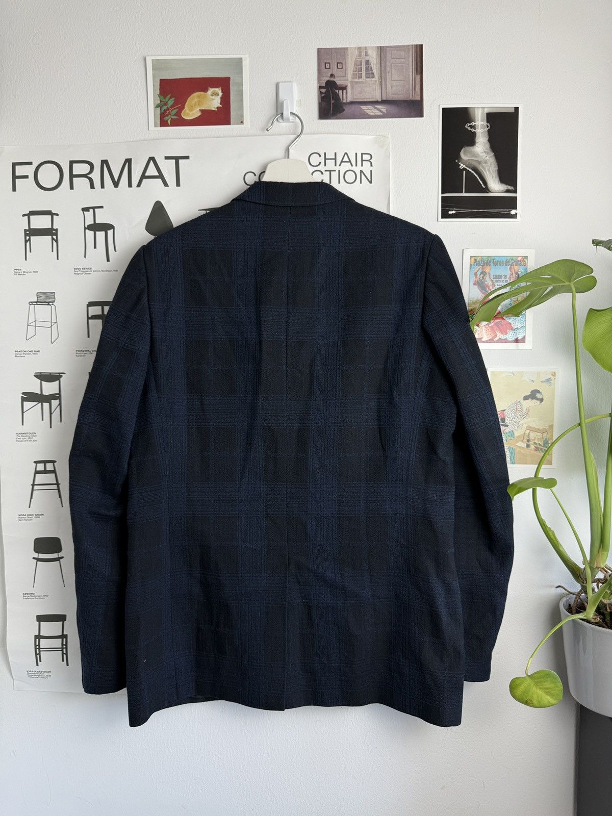 Designer × Dries Van Noten Dries Van Noten linen checked blazer jacket IT40 designer y2k Size S / US 4 / IT 40 - 2 Thumbnail