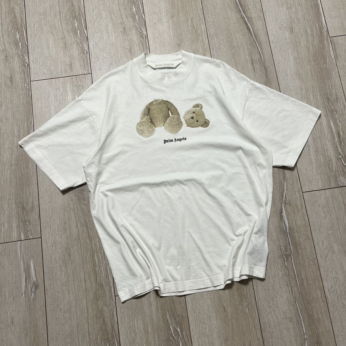 Palm Angels PALM ANGELS BEAR WHITE T-SHIRT Size US M / EU 48-50 / 2 - 1 Thumbnail