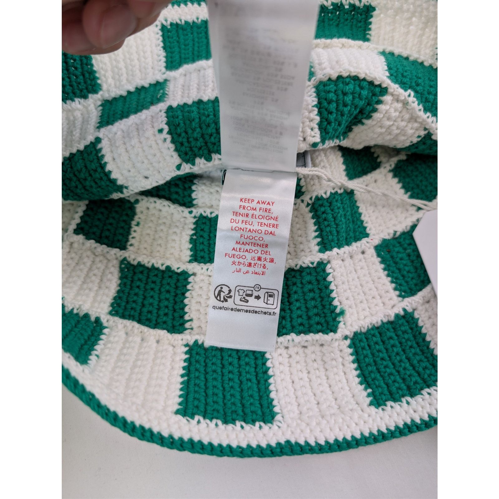 Casablanca o1rshd1 Size: M-L / Scuba Square Crochet Beanie Cap / Hat Size ONE SIZE - 11 Thumbnail