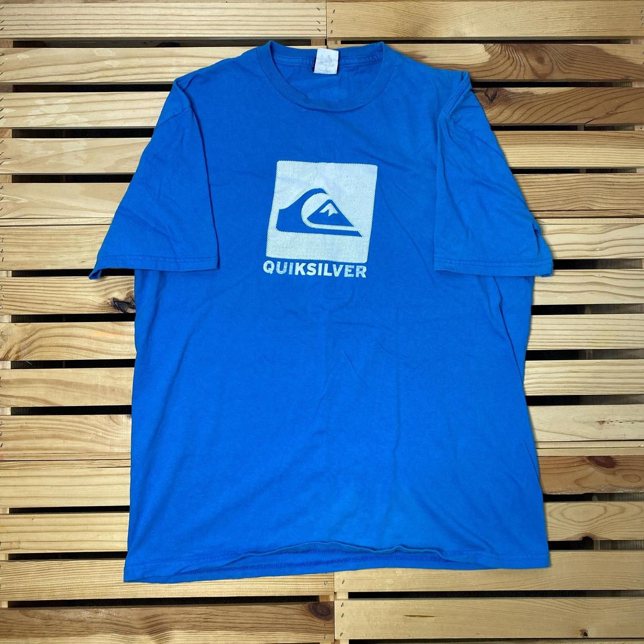Quiksilver Vintage Quiksilver Blue Surf Tee Size Large Size US L / EU 52-54 / 3 - 1 Thumbnail