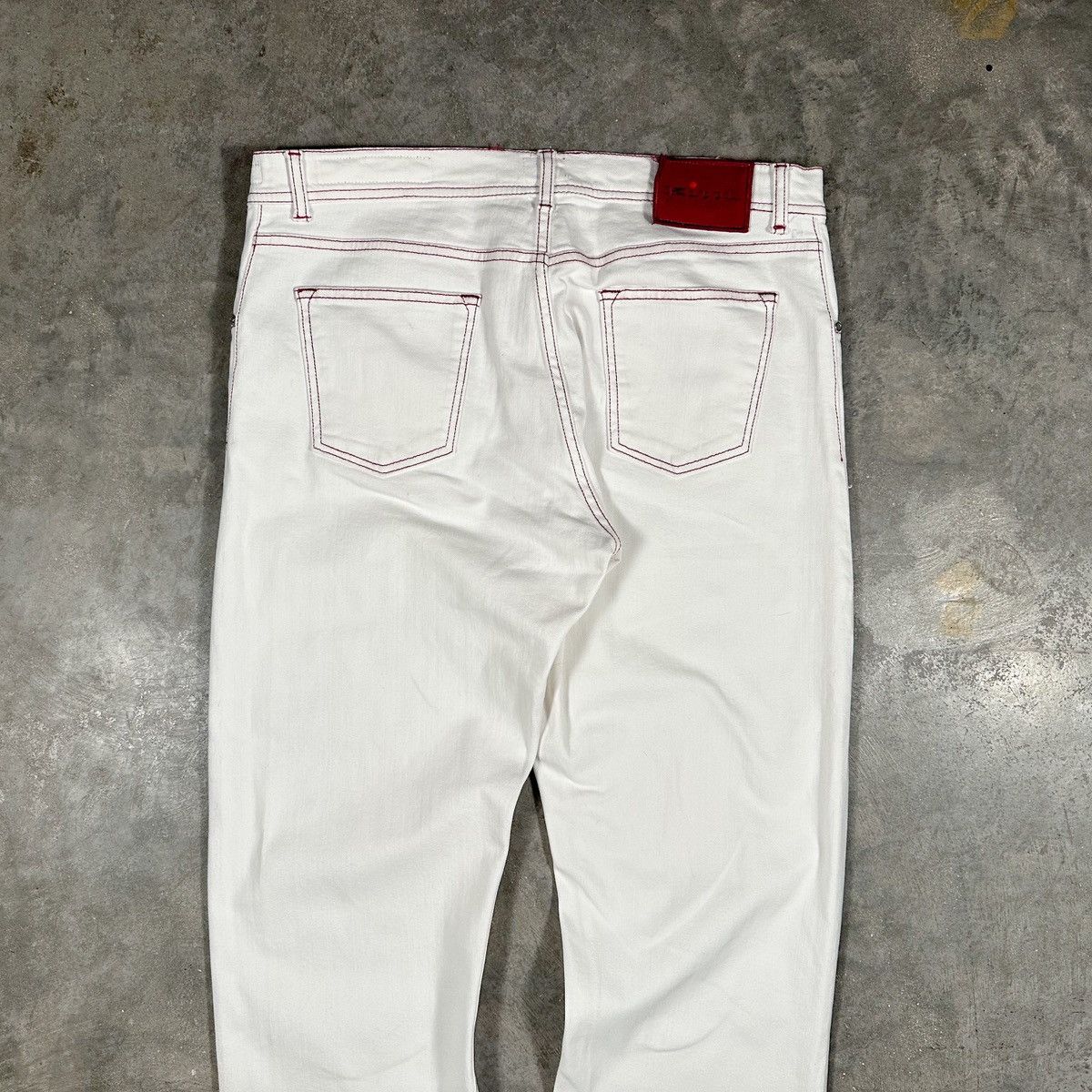 Kiton KITON Limited Edition Selvedge Denim Jeans In White Size US 40 / EU 56 - 3 Thumbnail