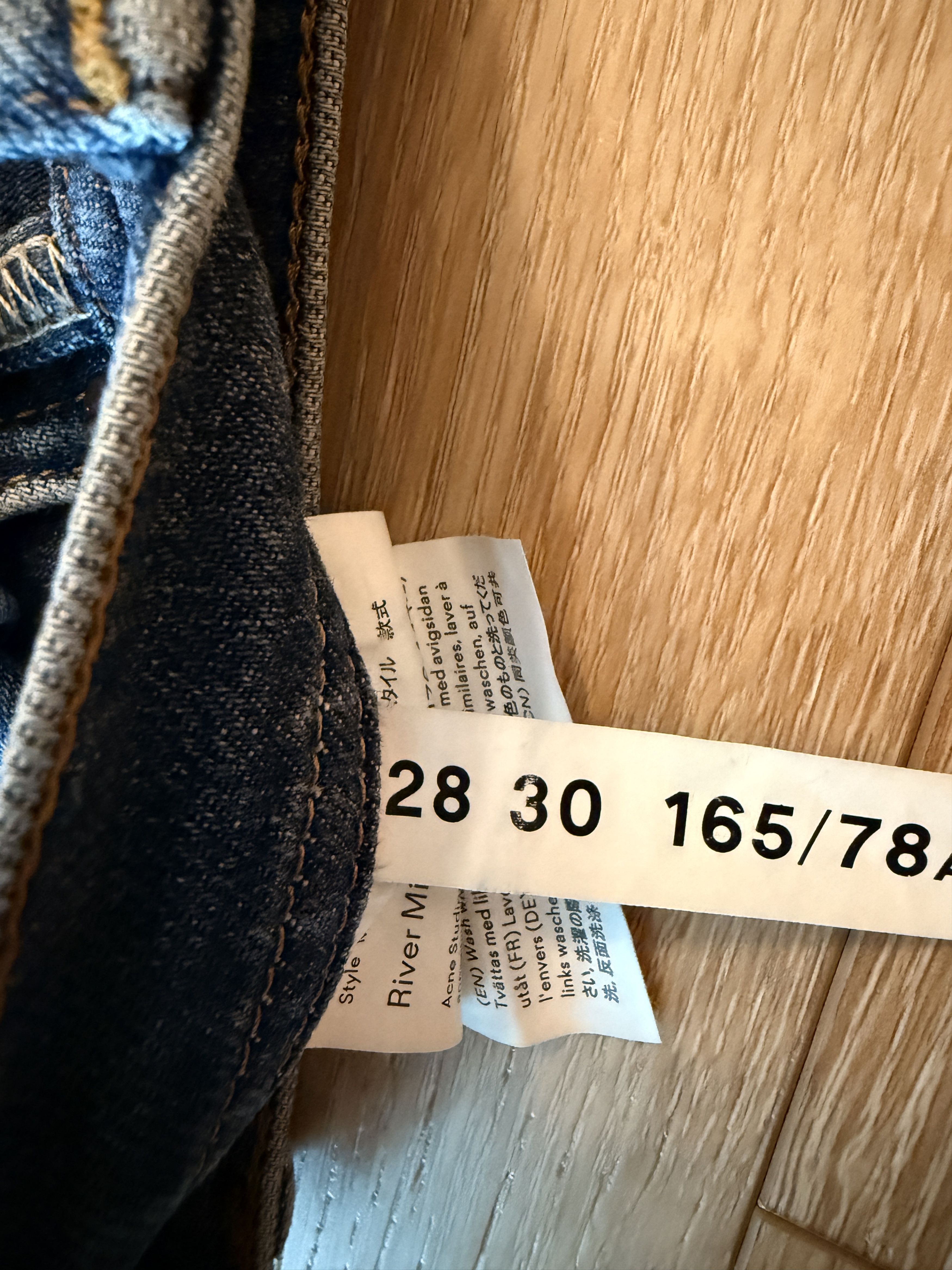 Acne Studios Acne Studios River Jeans in Mid Blue (28x30) Size US 28 / EU 44 - 7 Thumbnail