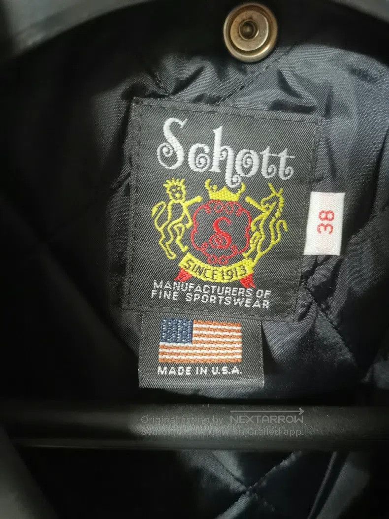 Schott Schott Leather coat Size US M / EU 48-50 / 2 - 3 Thumbnail