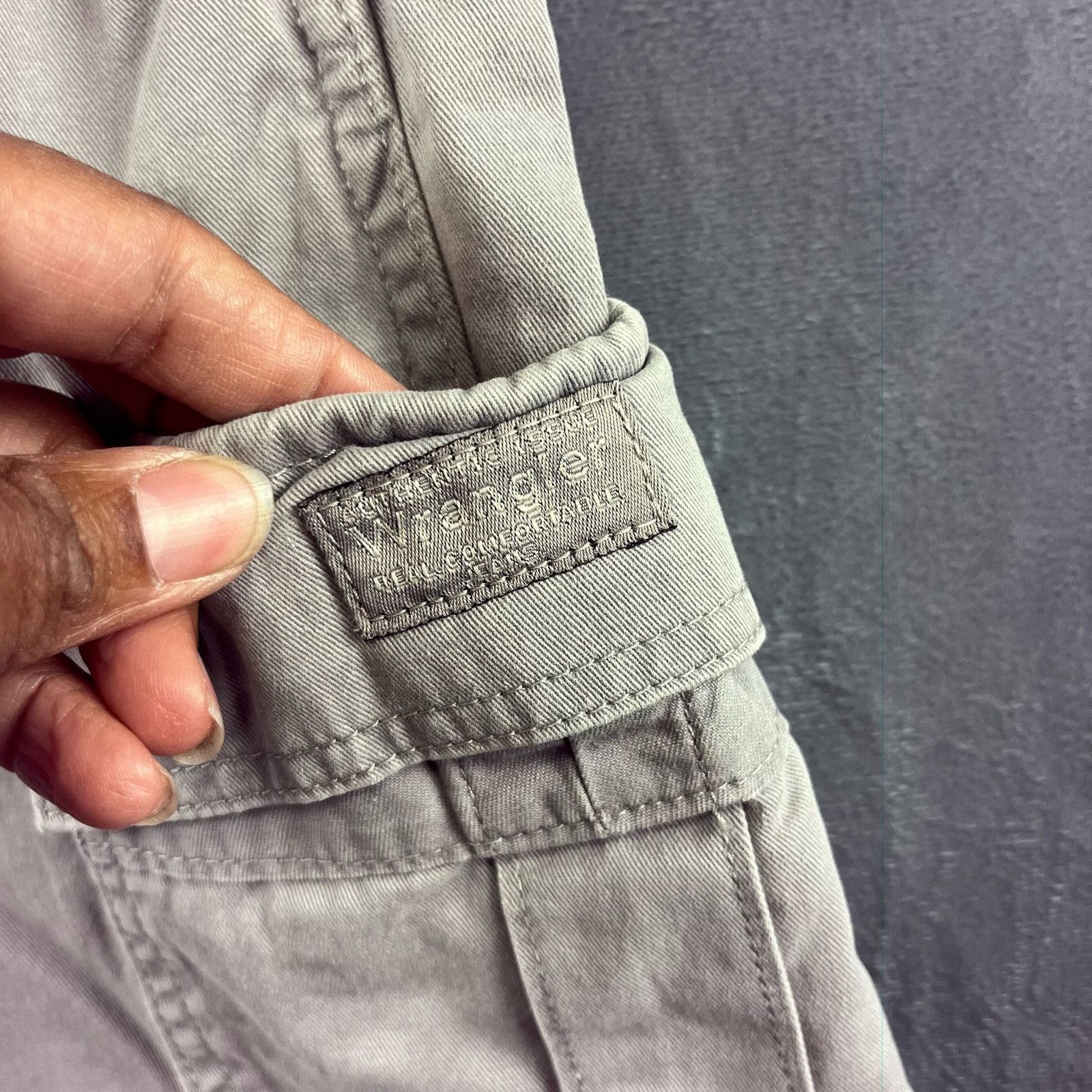 Wrangler Wrangler Cargo Men's Shorts Safari Outdoors Gray Fishing Size US 31 - 4 Thumbnail