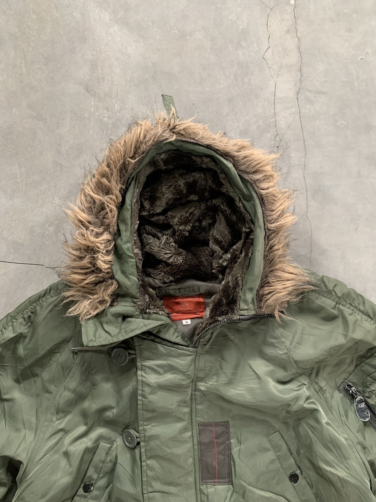 Japanese Brand Vintage Avirex Officer Unifrom N-3B Flight Jacket Green Size US XL / EU 56 / 4 - 6 Thumbnail
