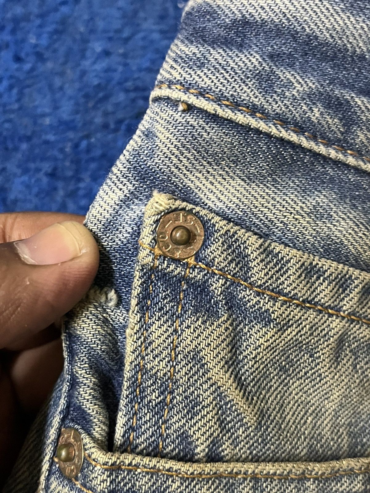 Levi's Vintage Levi’s 501 Mudwash Single R Tab Denim Size US 30 / EU 46 - 9 Thumbnail