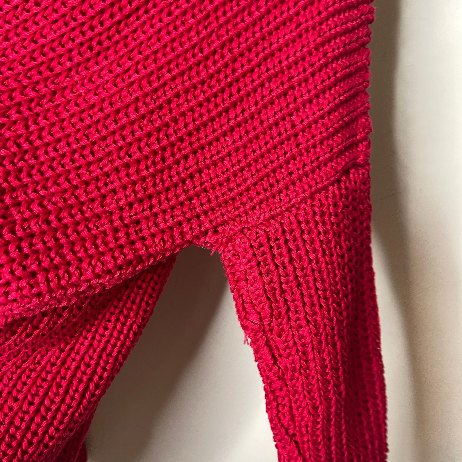 Other Spencer Vladimir red handknit boatneck sweater sz M/L Size M / US 6-8 / IT 42-44 - 5 Thumbnail