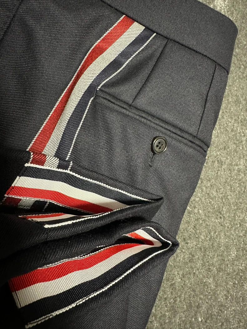 Thom Browne Thom Browne Blue side colored striped trousers Size 25" / US 0 / IT 36 - 6 Thumbnail