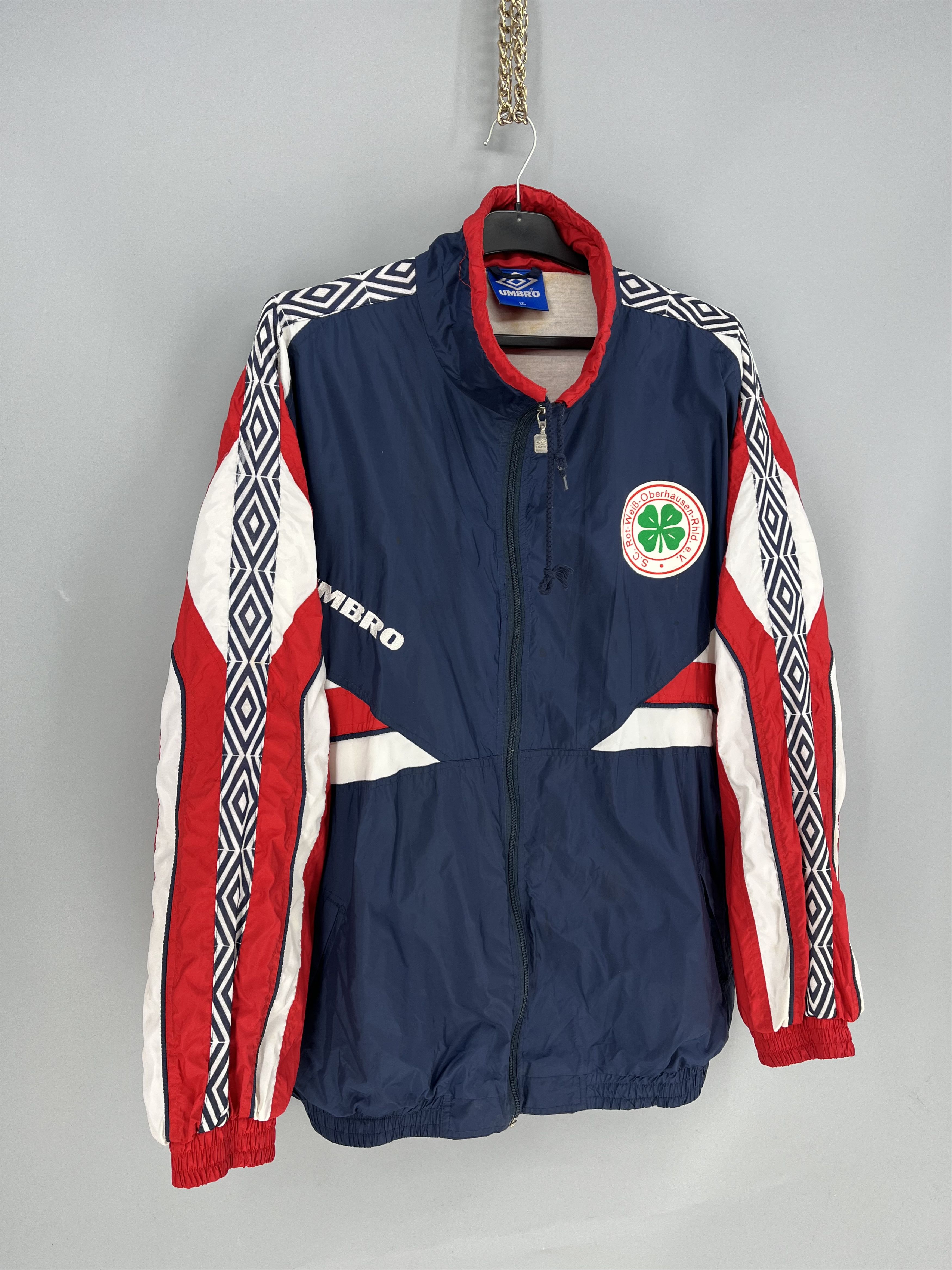 Umbro Vintage Umbro RW Oberhausen KONVENT Track Jacket XXL 90s Size US XXL / EU 58 / 5 - 2 Thumbnail